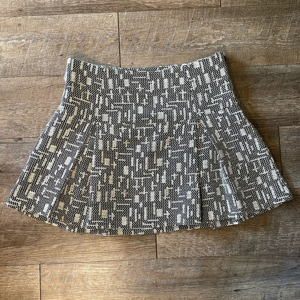 Armani exchange pleated mini skirt